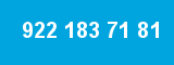 922 183 71 81